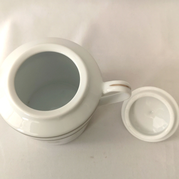 Casa Elite 25th Anniversary Creamer & Two-handle Sugar w Lid by M. Valenti Italy - Picture 7 of 9